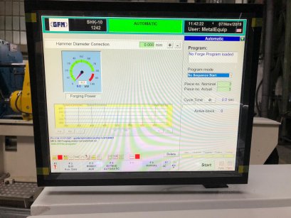 GFM SHK-10 CNC Radial Forging 