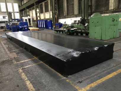 Heavy Duty CNC Roll Lathe WALDRICH-SIEGEN 10m sold to IRAN in 2017