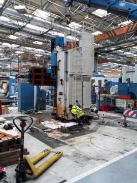 Vertical Lathe TOS-HULIN sold to ITALY in 2019