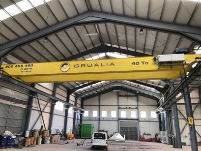 Overhead Crane GRUALIA 40 ton sold to SWITZERLAND in 2017