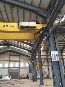 Overhead Crane GRUALIA 40 ton sold to SWITZERLAND in 2017
