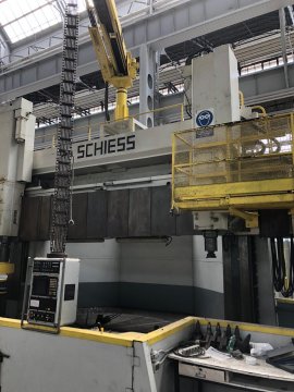 Vertical Lathe SCHIESS 5 meters (milling C-axis) sold to INDIA in 2021